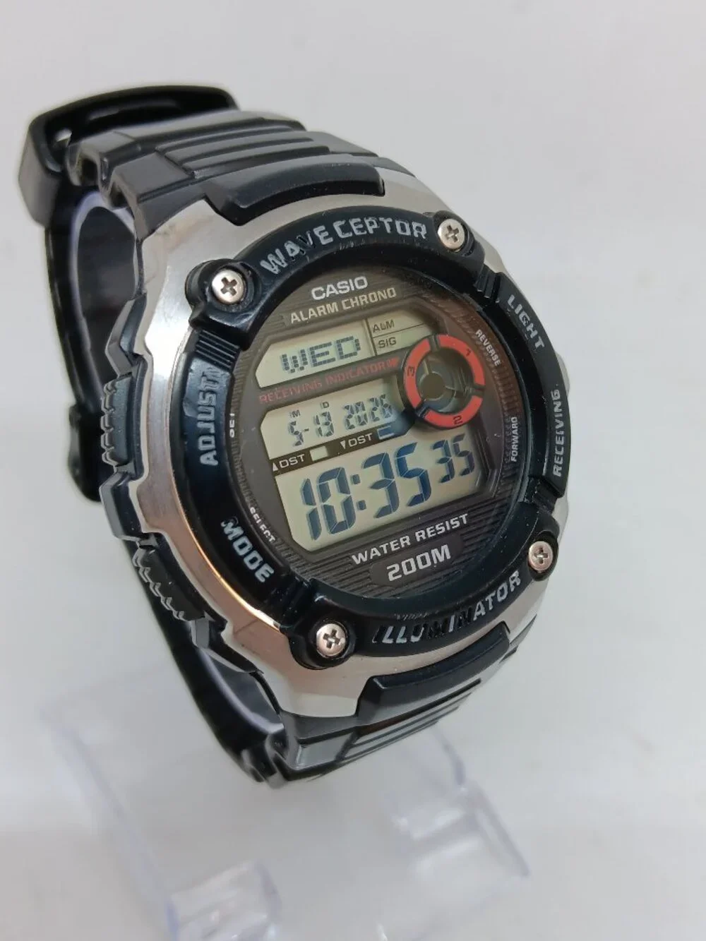 Casio Waveceptor WV200A-1AV [3140] Men's 45mm Digital Atomic World Time Watch